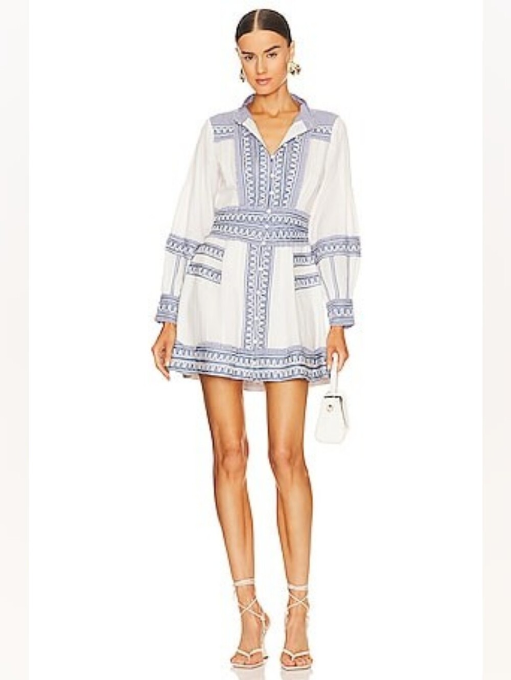 Veronica Beard Embroidered Pasha Dress (Size 2)